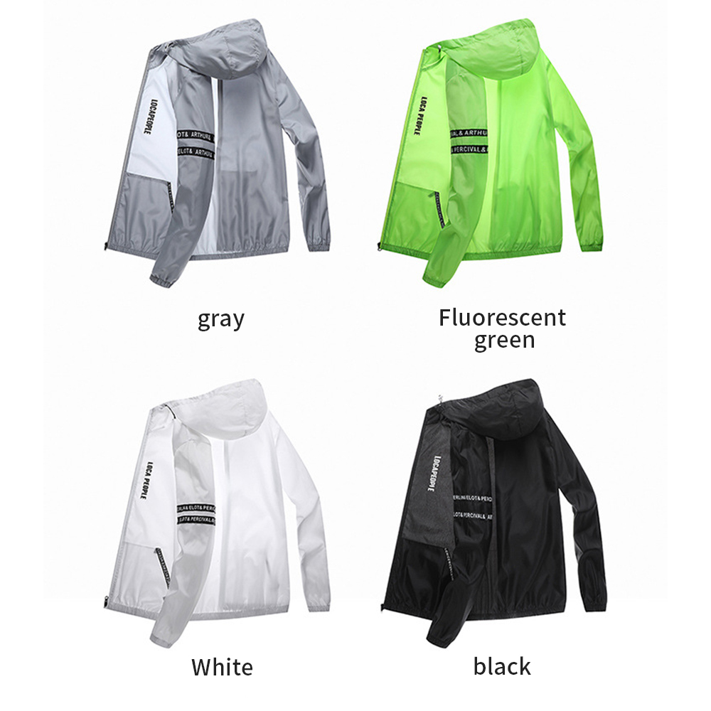 Running Gear Jacket - Jaket pelindung matahari pria, jaket bersepeda