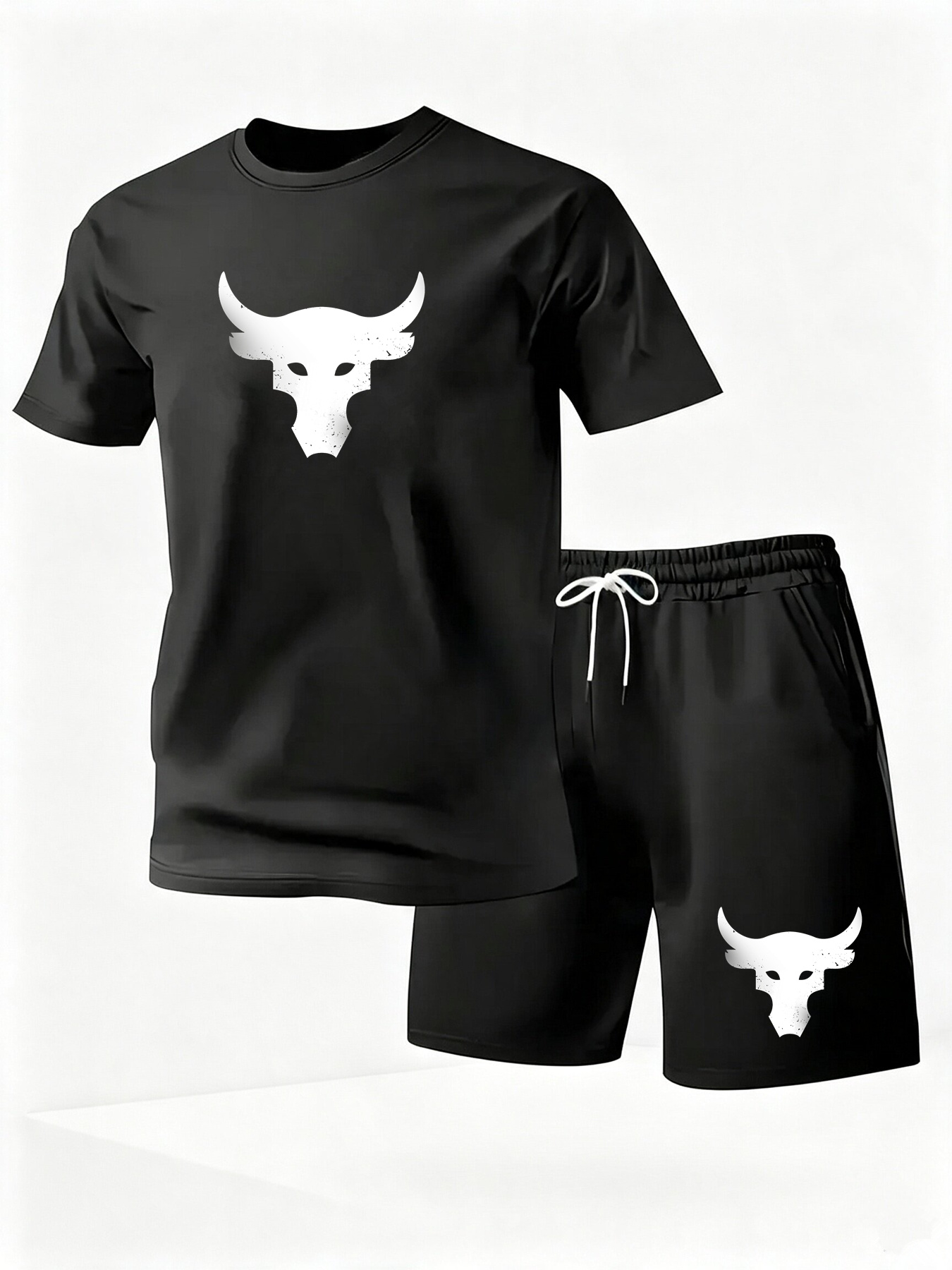 Running Gear For Men - Setelan Kaos Lengan Pendek dan Celana