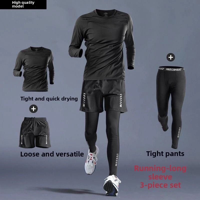 Running Gear For Men - Setelan Training Jogging Tracksuit Lari Outdoor