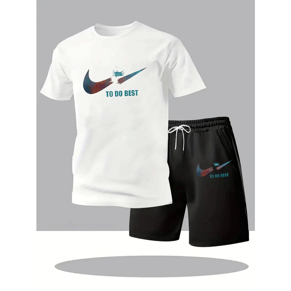 Running Gear For Men - Pakaian Olahraga Musim Panas Baru Setelan