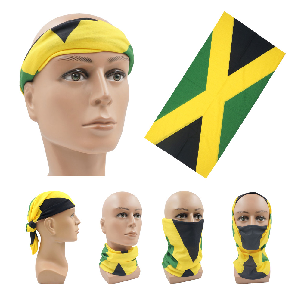 Running Gear Outdoor - Masker wajah lari bernapas syal bendera