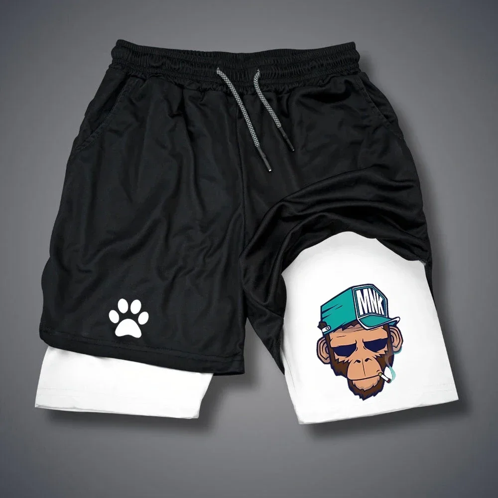Running Gear For Men - Celana ketat olahraga pria, celana pendek