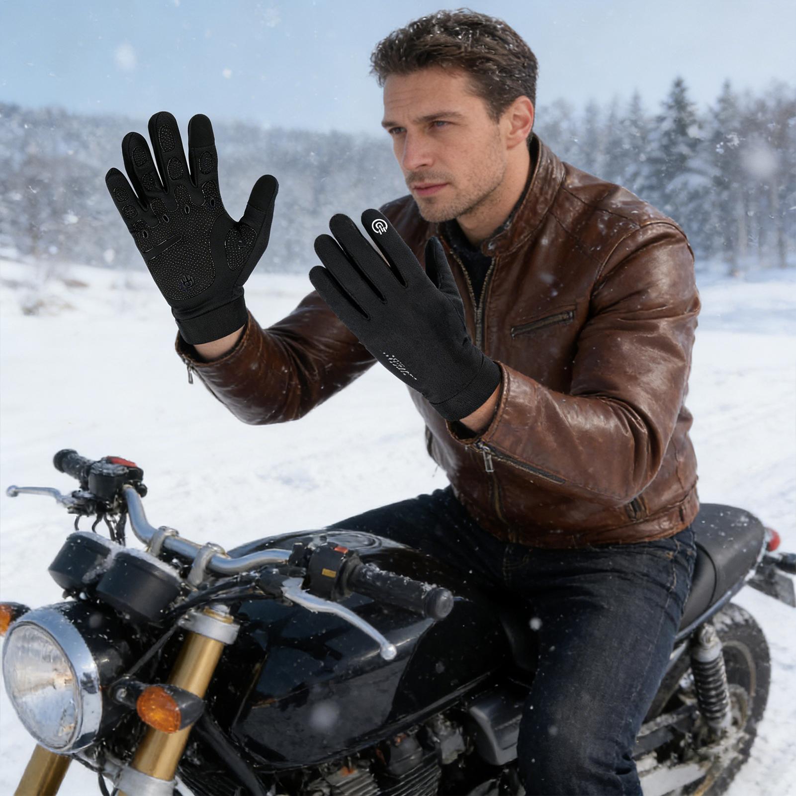 Running Gear Cold Weather Men - Sarung Tangan Bersepeda Musim Dingin Full