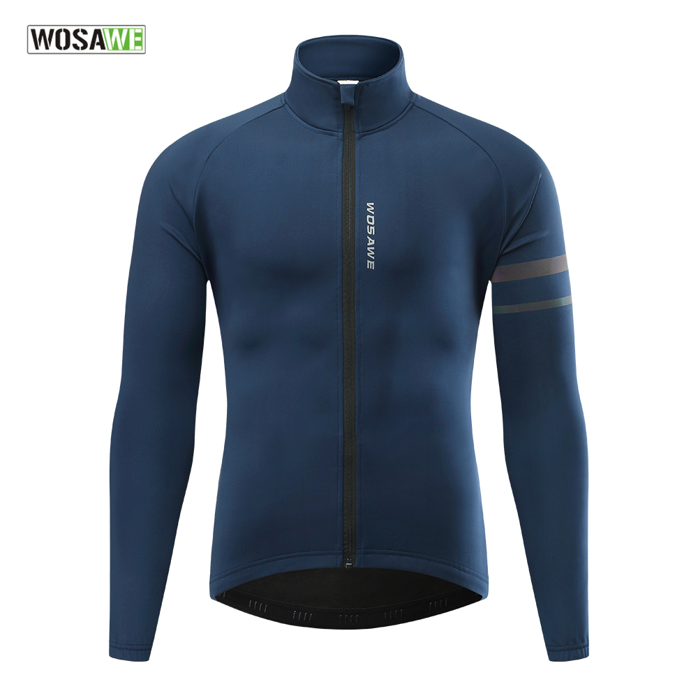 Running Gear Jacket - WOSAWE jaket bersepeda musim dingin, pakaian