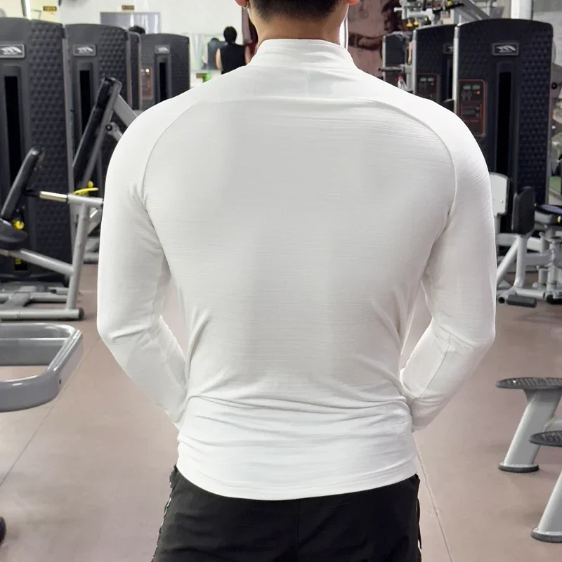 Jaket Gym pria, celana ketat l - Running Gear Jacket ulasan dan harga