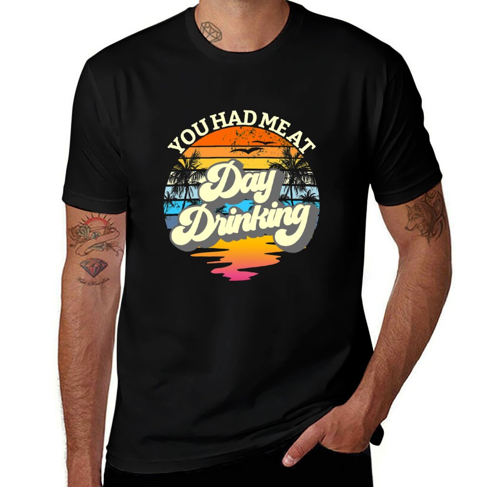 You Had Me At Day Drinking Ret - Running Gear Retro ulasan dan harga