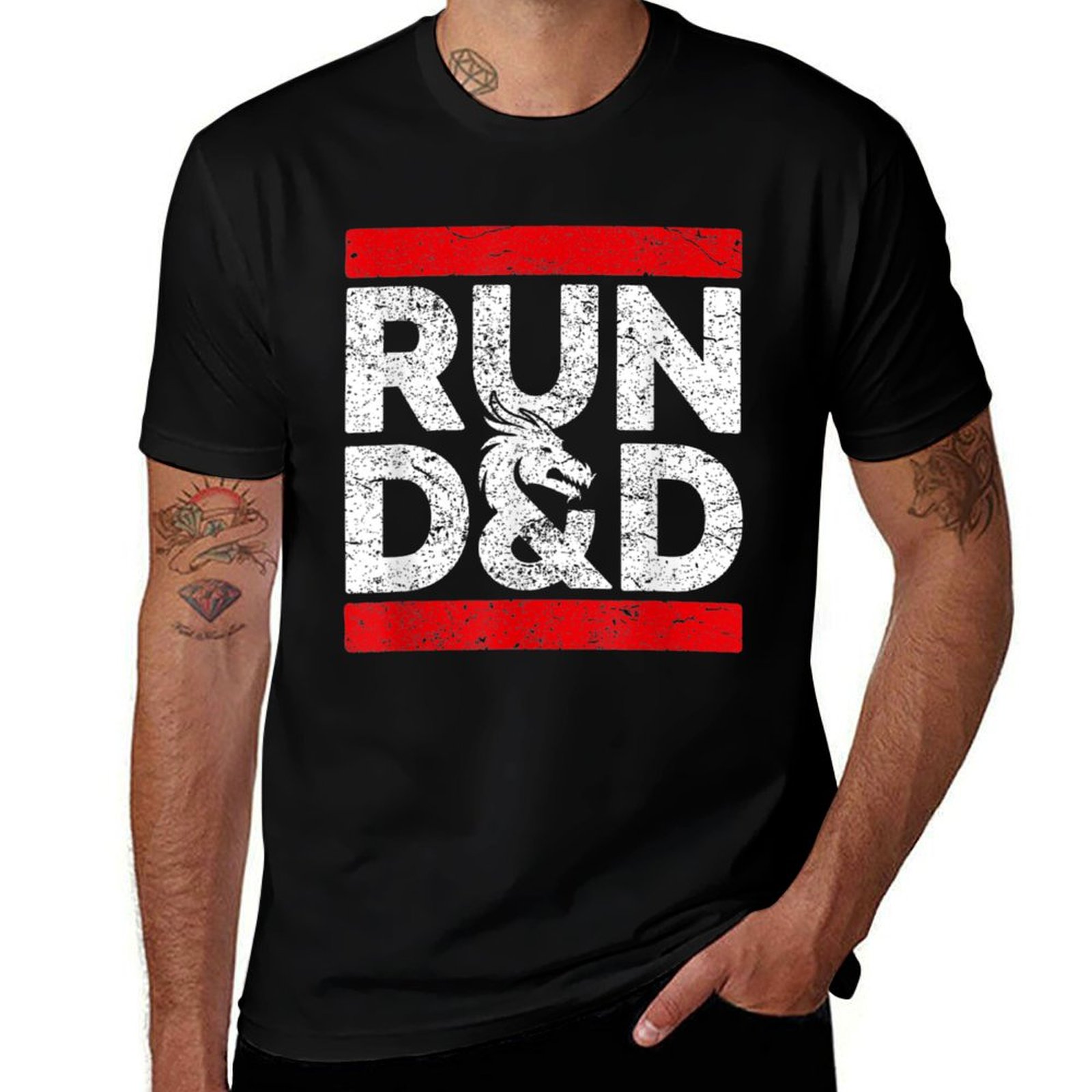 Kaos Run D&D Board Game Dice D - Running Gear Retro ulasan dan harga