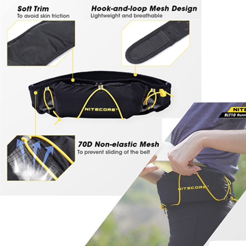 NITECORE BLT10 Tas Pinggang La - Running Zwift ulasan dan harga