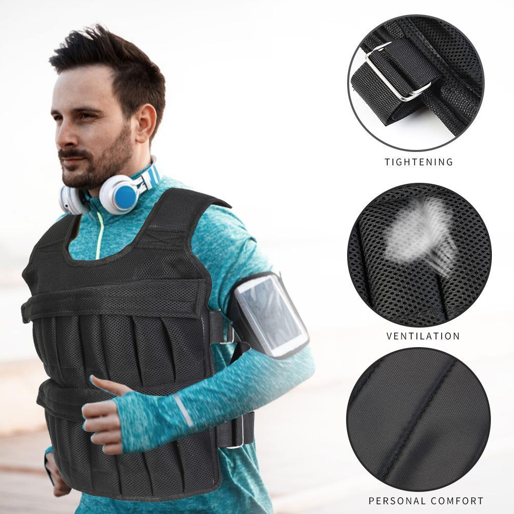 Jaket Beban Latihan 3/15/35kg, - Running Gear Jacket ulasan dan harga