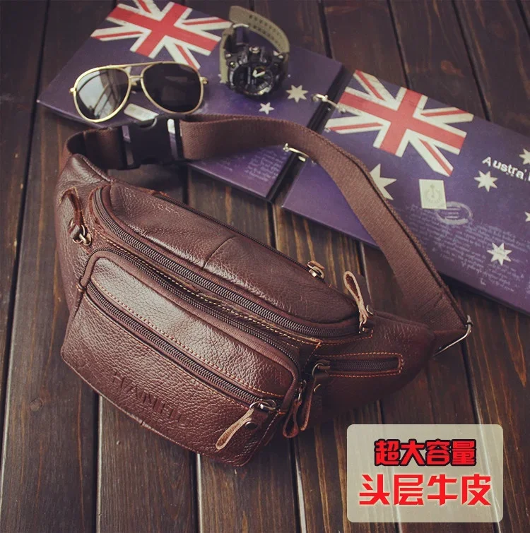 Tas pinggang pria kulit sapi a - Running Zwift ulasan dan harga