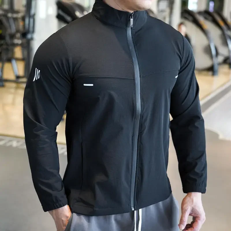 Kaus tipis Ice Silk, atasan ol - Running Gear Jacket ulasan dan harga