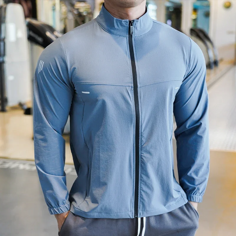 Kaus tipis Ice Silk, atasan ol - Running Gear Jacket ulasan dan harga