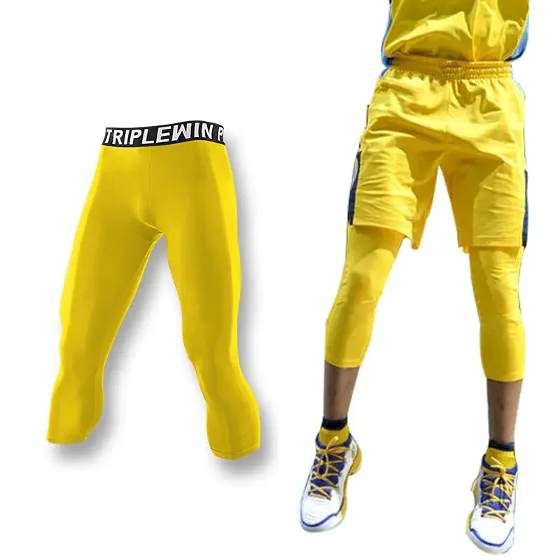 Celana ketat lari Capri GYM pr - Running Gear For Men ulasan dan harga