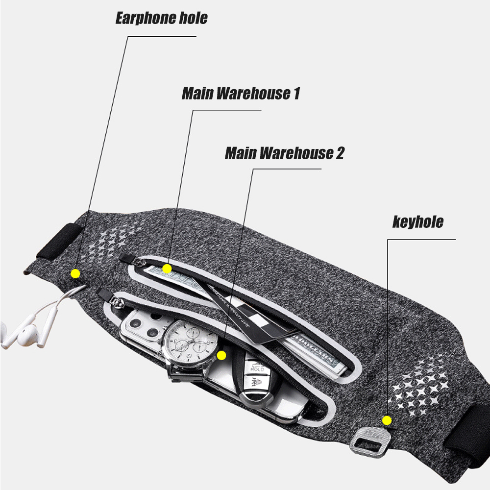 1 buah tas pinggang untuk pria - Running Zwift ulasan dan harga