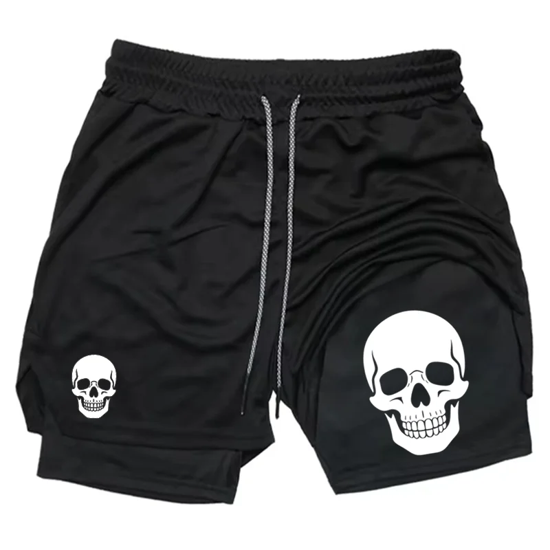 Celana pendek pria Skull 2-in- - Running Gear For Men ulasan dan harga